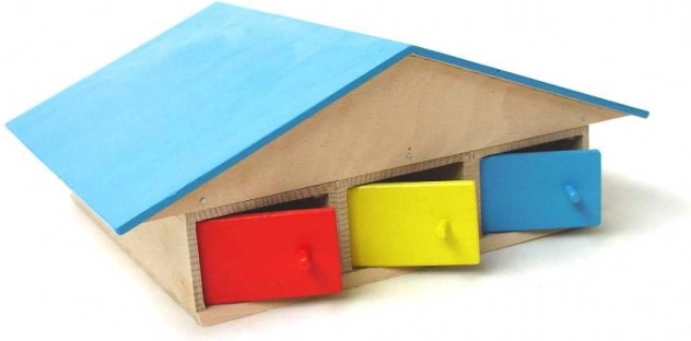 Holzgarage für Autos