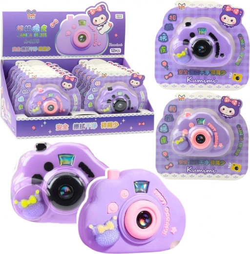 Radiergummi in Form einer Kamera lila