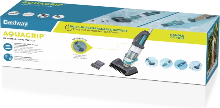 Kabellose Leistung bis zu 90 Minuten + LED