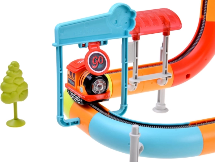 Magnetische Fahrt mit Licht und Sound