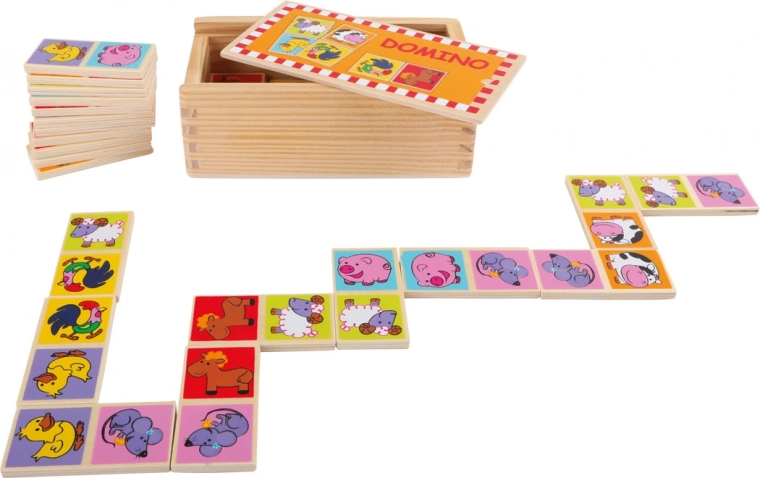 Holzdomino Zoo small foot