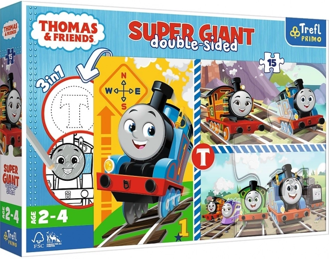 Riesenpuzzle Tomáš und Freunde für Kinder