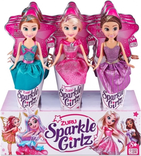 Puppe SPARKLE GIRLZ Prinzessin im Konus 10,5″ – Display 12 Stk