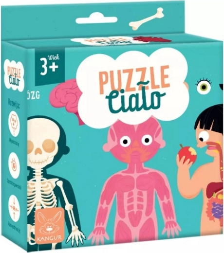 Puzzle Menschlicher Körper 3+