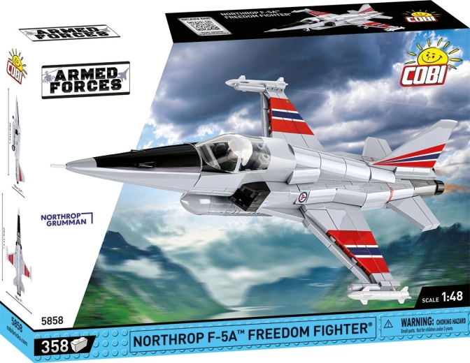 COBI Armed Forces Northrop F-5A Freedom Fighter 1:48 Flugzeug-Bausatz (358 Steine)