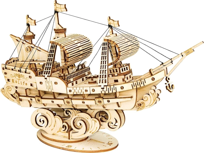3D Holzpuzzle Segelschiff ROBOTIME Rolife 118 Teile