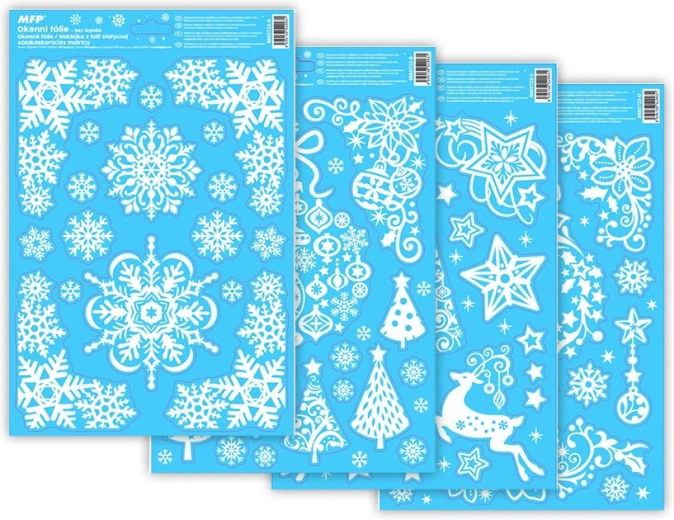 Weihnachtsfensterfolie Glitr 20x30 cm