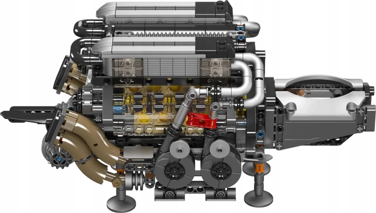 Realistischer W16-Motor
