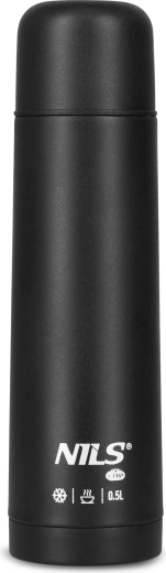 Thermosflasche NILS Camp schwarz 500 ml