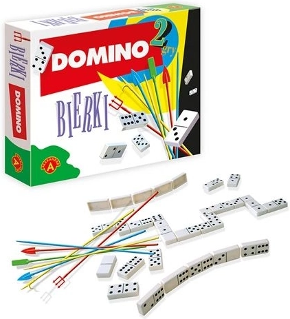 Domino und Mikado (Bierki) – 2er-Spieleset