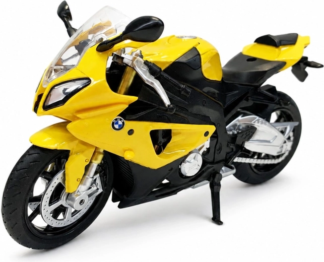 MSZ Motorradmodell BMW S1000 RR gelb 1:12 - 1 Stück