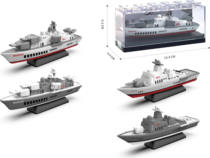Metallmodell eines Kriegsschiffs 1:64 – mehrere Varianten