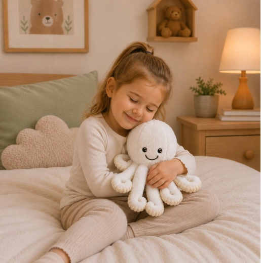 Weiches Kuscheltier zum Schmusen