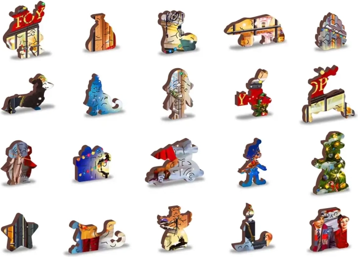 Einzigartige hölzerne „Whimsy“-Teile