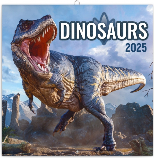 Notizkalender Dinosaurier 2025 30 × 30 cm