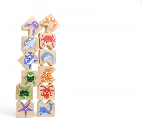 Holz-Balancespiel Meeres­tiere