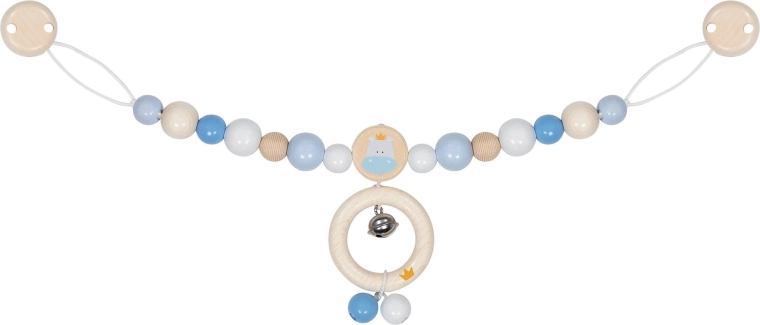 Kinderwagenkette Igel mit Clips – 1 Stück