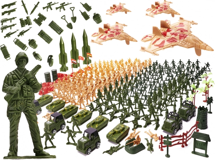 Sammlerset Militärfiguren 307 Stk