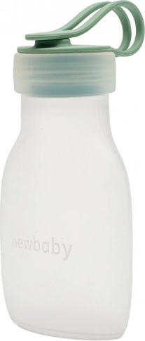 Silikon-Milchflasche New Baby grün