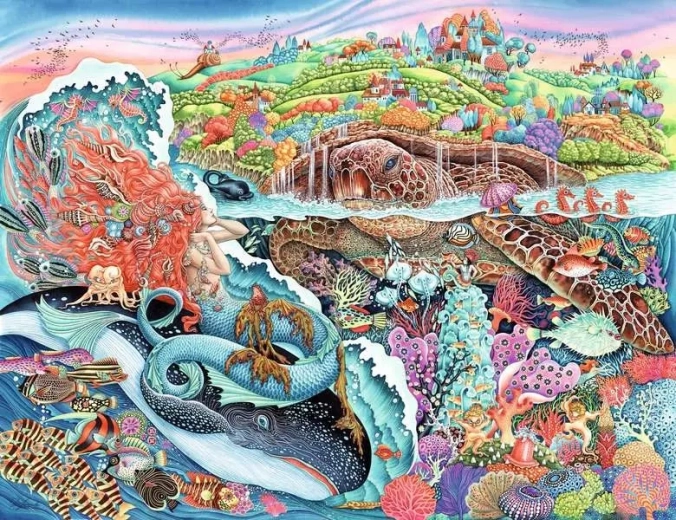 Puzzle Geschichten aus der Tiefe 2000 Teile