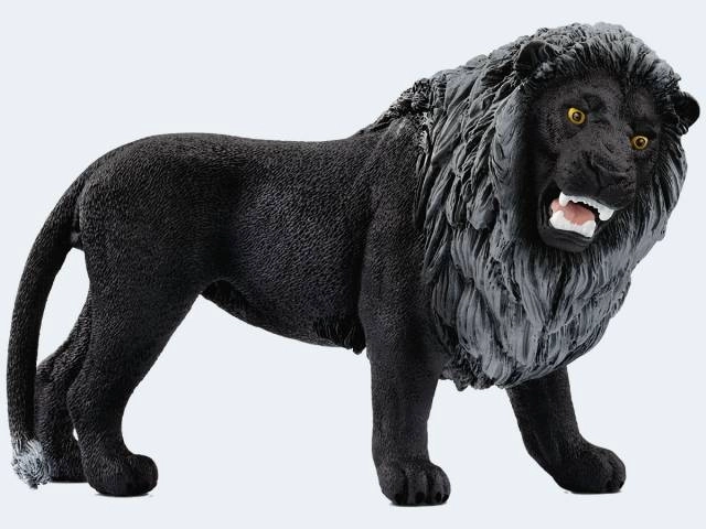 Schleich schwarzer Löwe - 1 Stück
