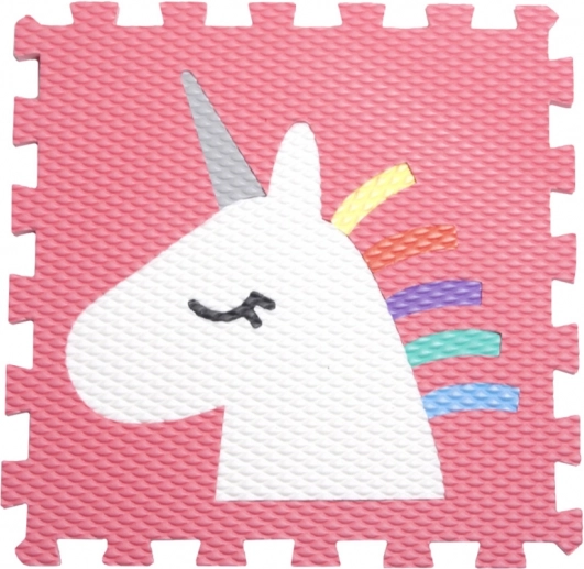 Kinderunterlage Minideckfloor Einhorn – rosa