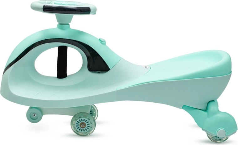 Fahren ohne Abstoßen – einfach das Lenkrad drehen