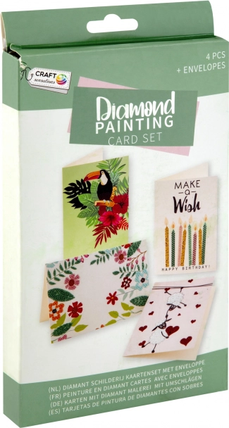 Diamantmalerei Grußkarten mit Umschlägen