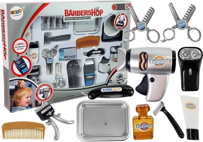 Friseurset für Kinder – silber