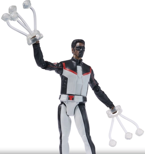 Detailliertes Kostüm in den Farben von MR. TERRIFIC