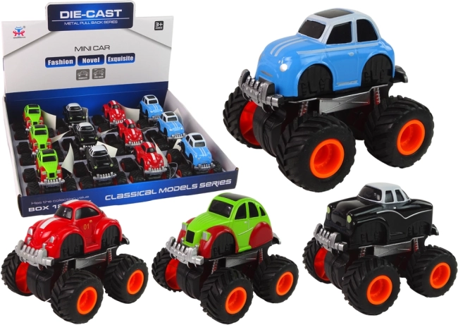 Metall-Spielzeugauto mit großen Rädern – verschiedene Varianten