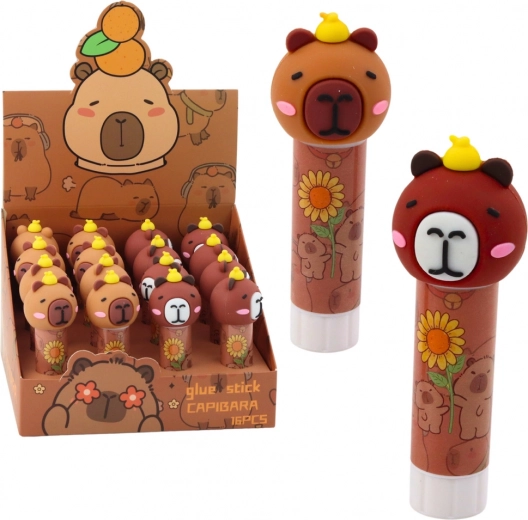Taschenkleber mit Kapibara Braun