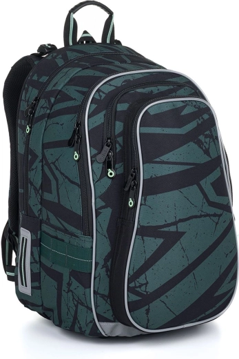 Schulrucksack Topgal Lynn grün – Stein