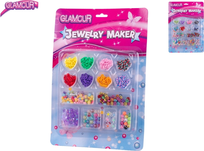 Glamour Auffädelperlen für Kinder – Kreativset