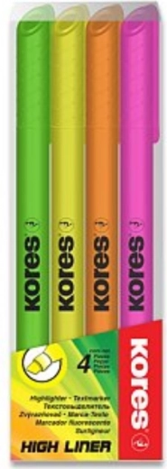 Kores Textmarker High Liner Set 4 Stk.