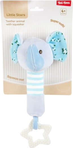 Superweicher Elefant mit beruhigendem Beißring