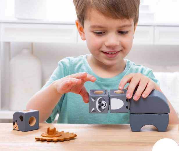 Kreatives Bauen mit Tieren