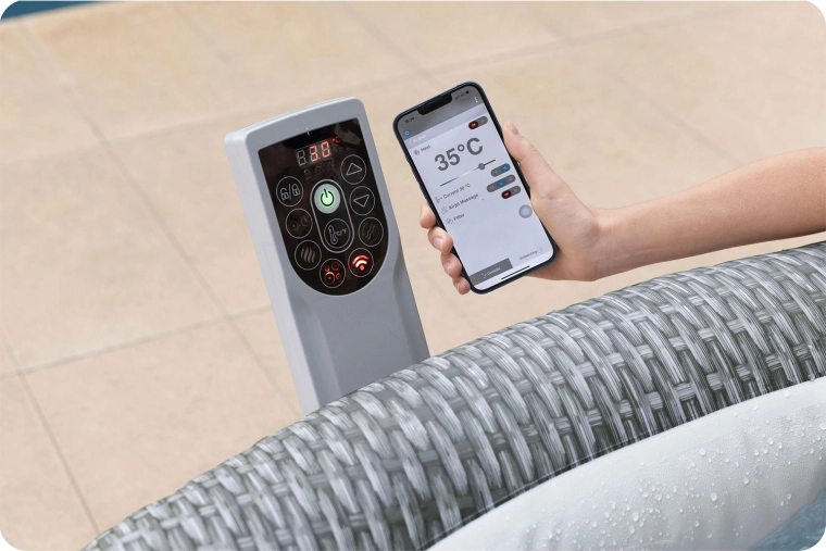 Smarte Steuerung und schnelle Aufheizung bis 40 °C