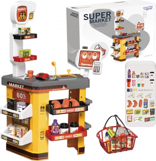 WOOPIE interaktiver Supermarkt für Kinder mit Zubehör
