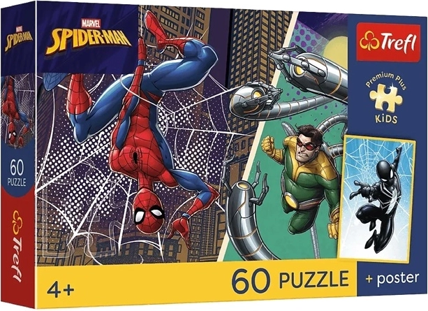 Puzzle Premium Plus Kids Marvel: Superheldentag (60 Teile)