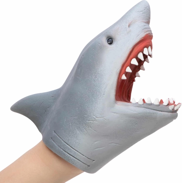 Schylling Gummi-Handpuppe Hai