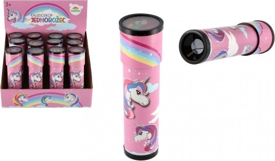 Kaleidoskop Einhorn – Kunststoff-Kaleidoskop für Kinder 16,5 cm