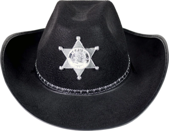 Sheriff-Abzeichen und Western-Look