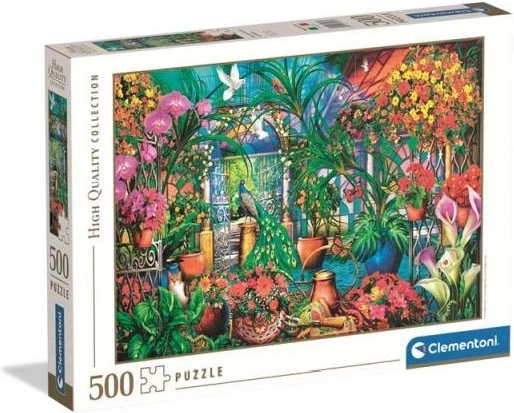 Clementoni Puzzle Gewächshauspflege 500 Teile