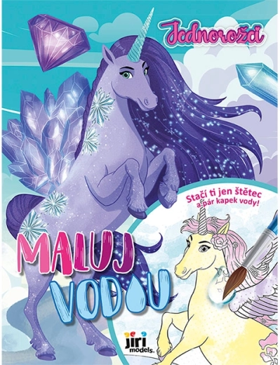 Ausmalbuch zum Malen mit Wasser A4 – Einhörner