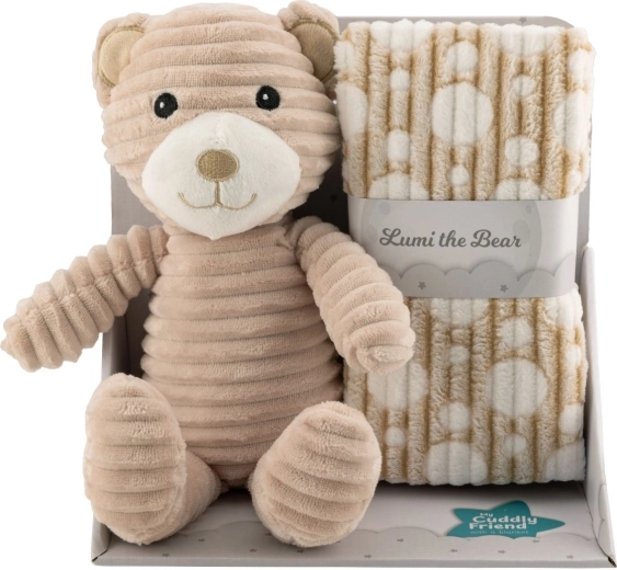 Freeon Free2Play Plüschtier mit Decke Lumi the Bear