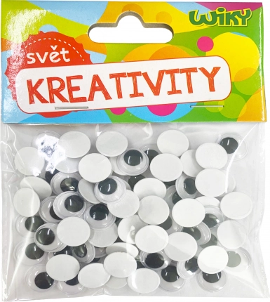 Wackelaugen 12 mm, 80 Stk.