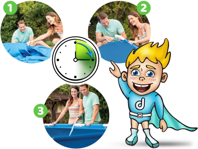 Einfache und schnelle Montage in 3 Schritten