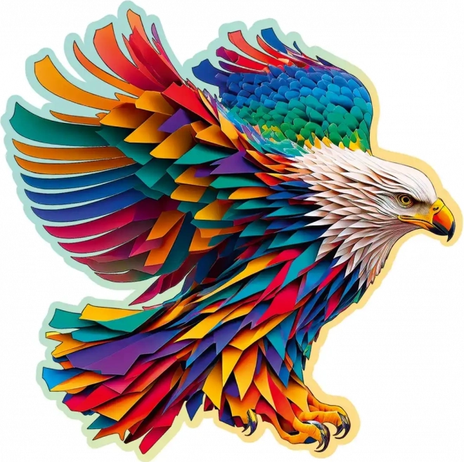 Holzpuzzle Scharfer Adler 250 Teile