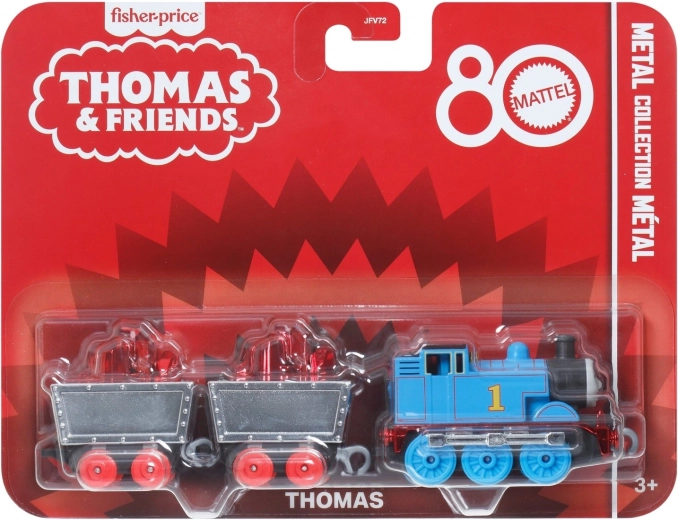 Thomas & seine Freunde 80. Jubiläum – Metalllokomotive mit 2 Waggons